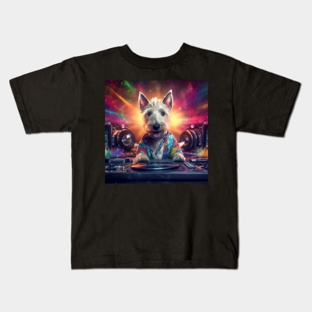 DJ Dog Kids T-Shirt by AviToys